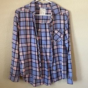 LA Hearts flannel